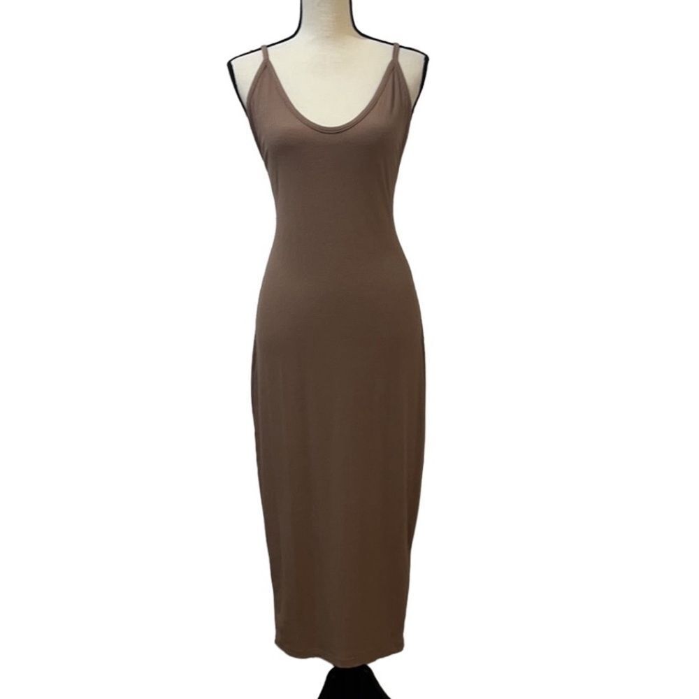 FTF Ribbed Knit Midi Dress & Cardigan Set - Picture 6 of 16